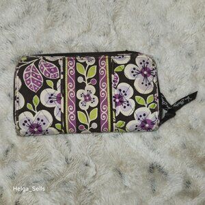 Vera Bradley Plum Pastels Accordion Wallet